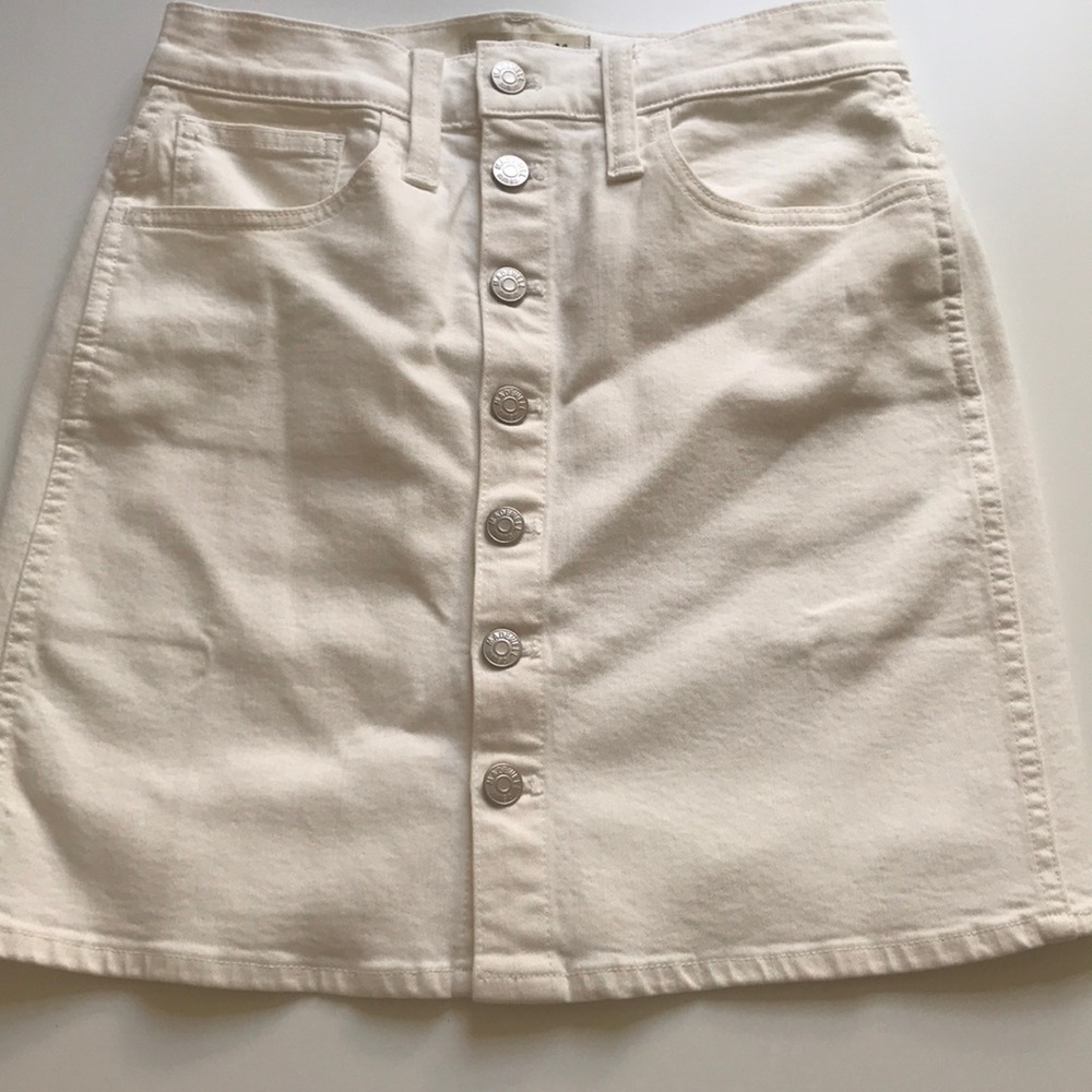 New with tags madewell button front skirt